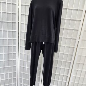 Splits59 Charcoal Long Sleeve Top and Pants Set